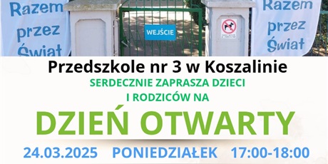 Zaproszenie na dzień otwarty